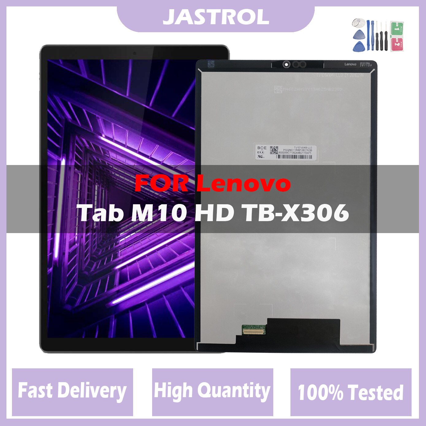   M10 HD 2  TB-X306F TB-X306X TB-X306V TB X306   LCD ÷, ġ ũ Ÿ  LCD, 10.1 ġ